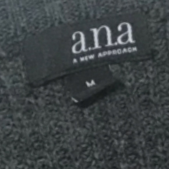 a.n.a. grey lace up sweater - Picture 5 of 5